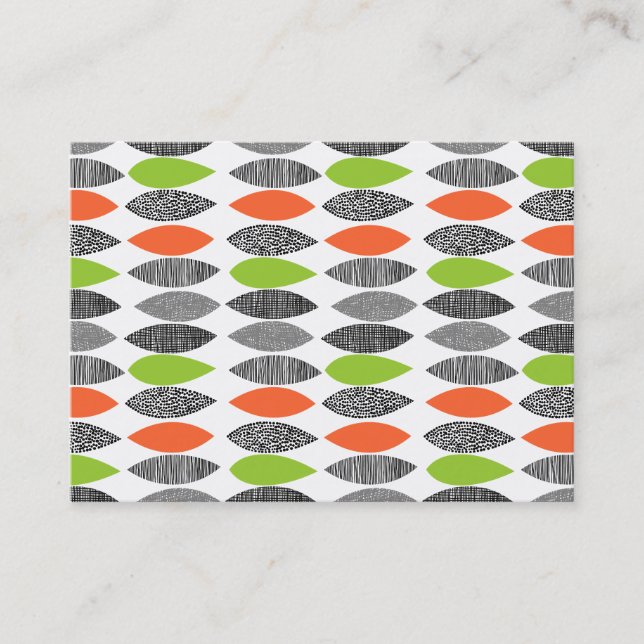 Tarjeta De Visita Hojas texturadas 02 (Anverso)