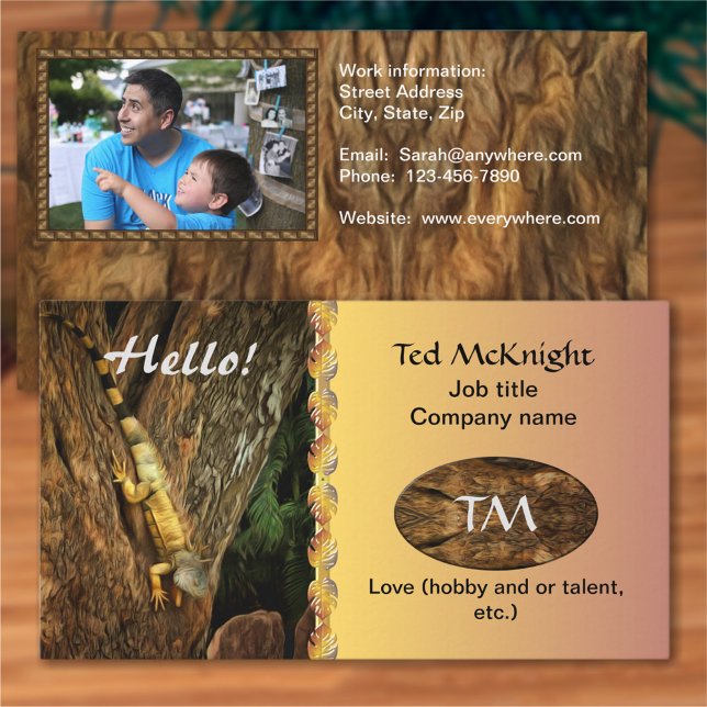 Tarjeta De Visita Hola Bucerias Iguana 1069 (Subido por el creador)