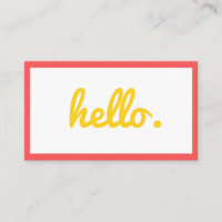 ¡HOLA| colorido brillante