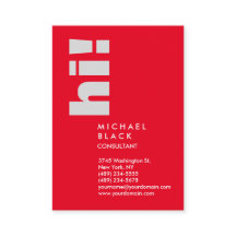 ¡Hola! Consultor vertical de moda roja