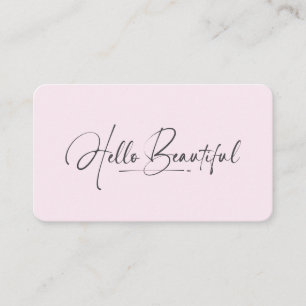 Tarjeta De Visita Hola Hermoso Artista De Maquillaje Belleza Código 