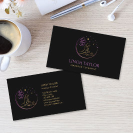 Tarjeta De Visita Holistic Massage Therapy Healer Energy