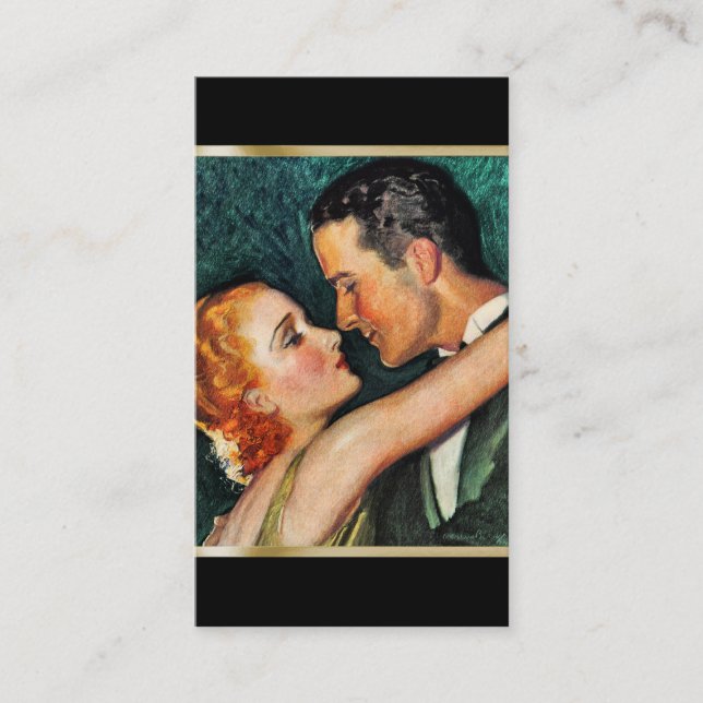 Tarjeta De Visita Hollywood Romance Business Card (Anverso)
