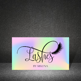 Tarjeta De Visita Holografía azota a artista de maquillaje de bellez