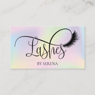 Tarjeta De Visita Holografía azota a artista de maquillaje de bellez