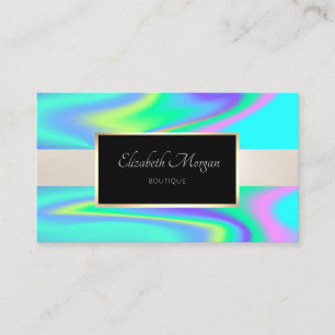 Tarjeta De Visita Holograma profesional elegante y moderno