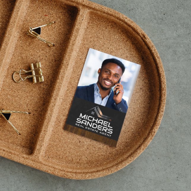 Tarjeta De Visita Hombre de negocios por teléfono | Agente inmobilia (Subido por el creador)