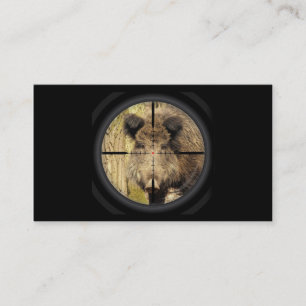 Tarjeta De Visita Hombre del bosque del guardabosques del