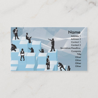 Tarjeta De Visita hombres de negocios del diseño