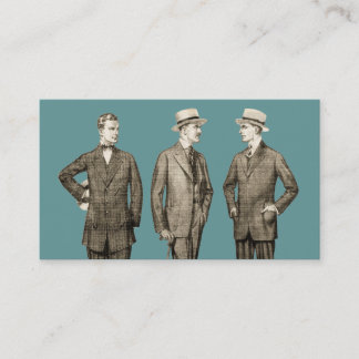 Tarjeta De Visita Hombres del vintage