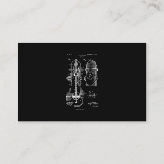 Tarjeta De Visita Hombres mujeres bomberos y bomberos patentan a bom (Anverso)