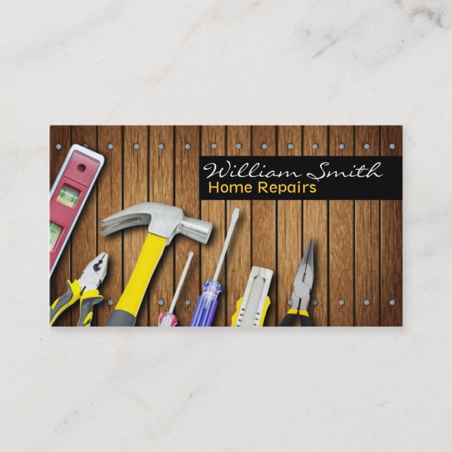 Tarjeta De Visita Home Repairs Business card (Anverso)
