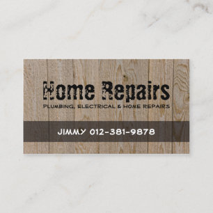 Tarjeta De Visita Home Repairs Handyman Business Card