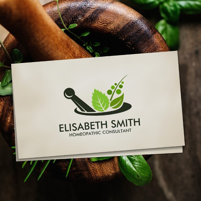 Tarjeta De Visita Homeopatía - Medicina a base de plantas (Subido por el creador)