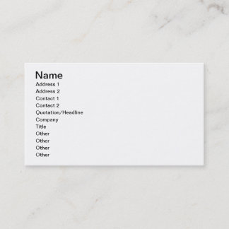 Tarjeta De Visita Hone badger do care