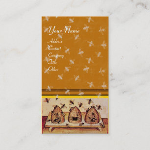 TARJETA DE VISITA HONEY BEE, BEEKEEPING