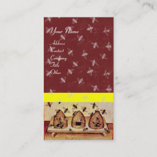 TARJETA DE VISITA HONEY BEE, BEEKEEPING