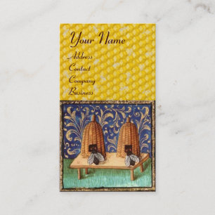 TARJETA DE VISITA HONEY BEE, MANTENIMIENTO DE AZOTES, MONOGRAMA DE M