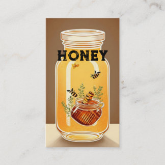 Tarjeta De Visita Honey Jar