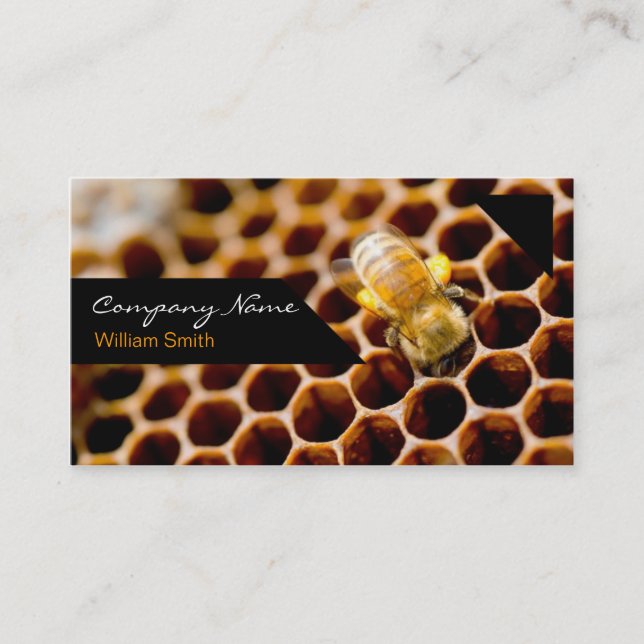 Tarjeta De Visita Honey Seller - Beekeeper (Anverso)