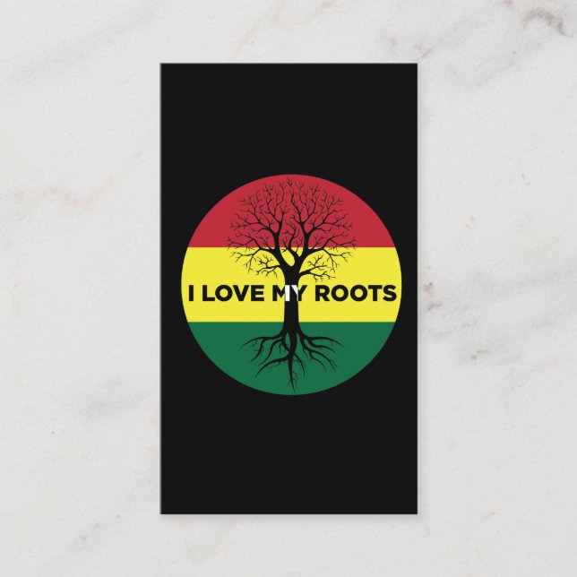 Tarjeta De Visita Honrar el futuro mes de la historia negra que insp (Anverso)