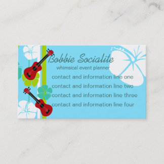 Tarjeta De Visita ¡Hora de Ukelele!