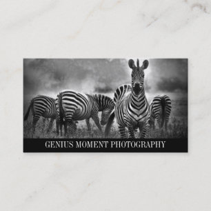 Tarjeta de visita horizontal de la foto