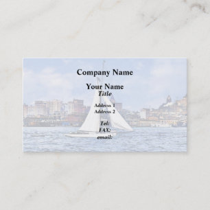Tarjeta De Visita Horizonte de la ciudad de Nueva York - Manhattan