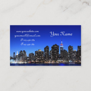 Tarjeta De Visita Horizonte de Midtown Manhattan, New York City