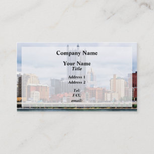 Tarjeta De Visita Horizonte de Pittsburgh PA