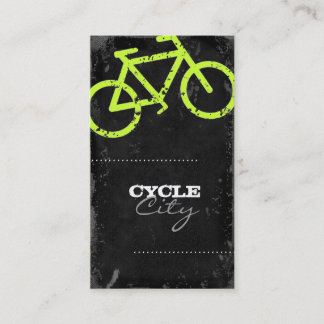 Tarjeta De Visita Hormigón de la ciudad del ciclo de la