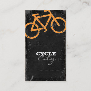 Tarjeta De Visita Hormigón de la ciudad del ciclo de la
