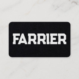 Tarjeta De Visita Horse Farrier