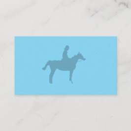 Tarjeta De Visita Horse Silhouette Small Notepad
