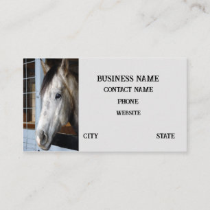 Tarjeta De Visita Horse Stable