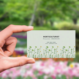 Tarjeta De Visita Horticulturista