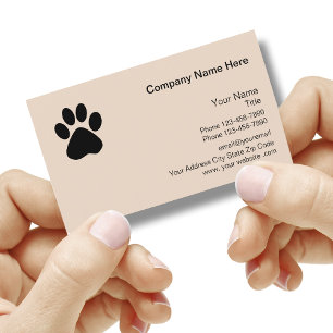 Tarjeta De Visita Hospital de animales Veterinarios