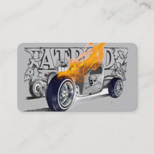 Tarjeta De Visita Hot Rods y Automobiles Business Card Ideas
