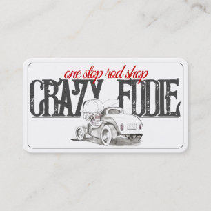 Tarjeta De Visita Hot Rods y Automobiles Business Card Ideas