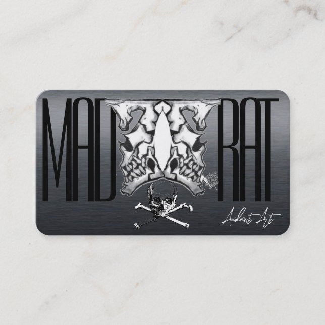 Tarjeta De Visita Hot Rods y Automobiles Business Card Ideas (Anverso)