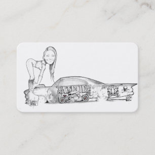 Tarjeta De Visita Hot Rods y Automobiles Business Card Ideas