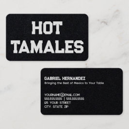 Tarjeta De Visita Hot Tamales Premium