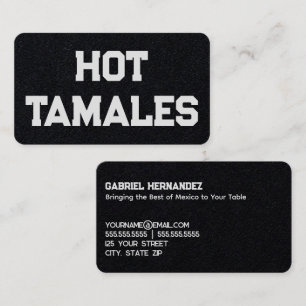 Tarjeta De Visita Hot Tamales Premium