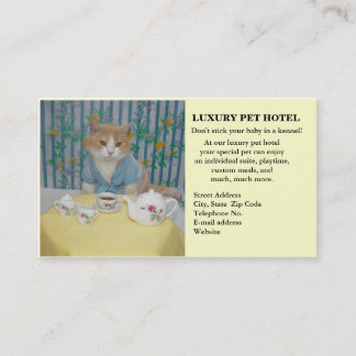 Tarjeta De Visita Hotel del mascota