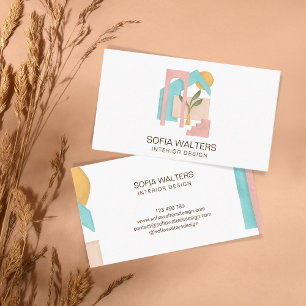 Tarjeta De Visita hotel inmobiliario de diseño interior