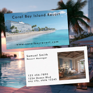Tarjeta De Visita Hotel / Resort de primera línea