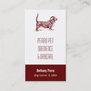 Tarjeta De Visita Hound Basset