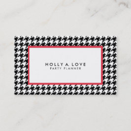 Tarjeta De Visita Houndstap #2 | Blanco y negro | PERSONALIZABLE