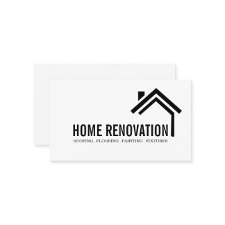Tarjeta De Visita House Home Remodeling Renovation Construction Busi