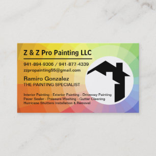 Tarjeta De Visita House Painter Gonzalez